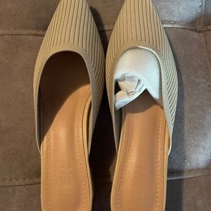 Brand New TIJN Helka Mules Cream